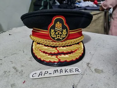 Replica Colonel Gaddafi Military Army General Officer Parade Dress Visor Hat Cap • $92.69