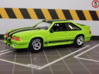 '91 1991 Ford Mustang GT 5.0 Neon Green & Black 1/64 Ltd Edition Diorama VHTF • $23.91