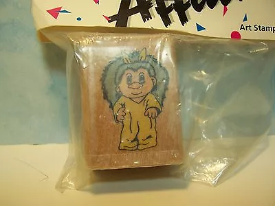 EASTER BUNNY TROLL RUBBER STAMP - NEW - Very Rare • $11.75