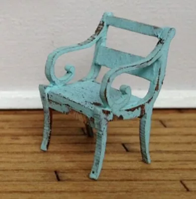 Dollhouse Miniature Quarter Scale Meadowlark Swirl Chair KIT - 1:48 • $6