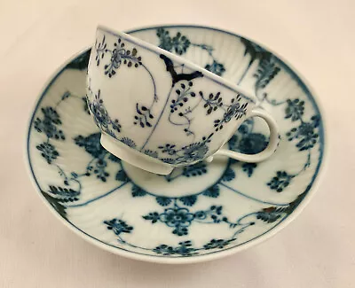  Marcolini Meissen Tea Cup & Saucer Straw Flower Pattern C. 1735 • $495