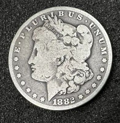 1882-CC $1 Morgan Silver Dollar • $199