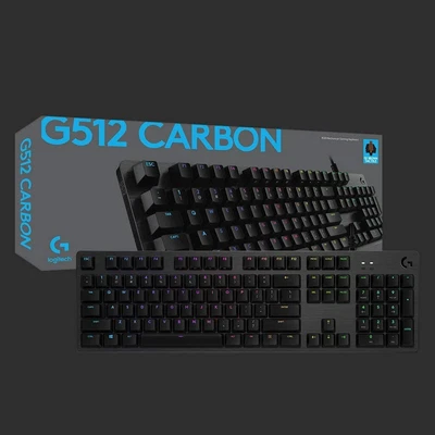 $124.99 • Buy Logitech G512 CARBON- RGB Mechanical Gaming Keyboard - GX Brown Tactile - NEW