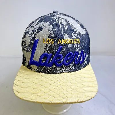 Mitchell & Ness Lakers Snakeskin Strapback Hat RARE • $199.99