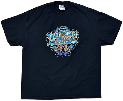 The Moody Blues 2003 USA Tour T-shirt 2XL 100% Cotton Black XXL Very Good • $25.94