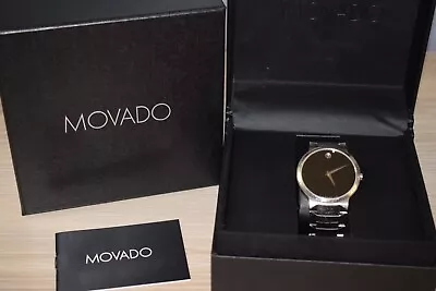 Movado Men's Temo Sapphire Crystal Stainless-Steel Bracelet Watch 84 G2 1886 #17 • $239.99