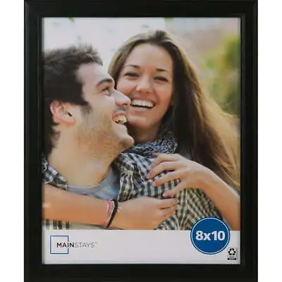 $3.99 • Buy Mainstays 8x10 Step Black Gallery Wall Picture Frame Free Shipping 
