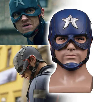 The Falcon And Winter Soldier Mask Cosplay Captain America Helmet Superhero Mask • $26.40