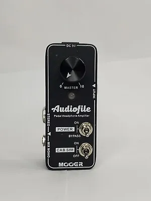 MOOER Audiofile Guitar Pedal Headphone Amplifier Analog，Buffer/Clean Boost  • $69