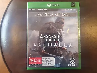 Xbox One Assassins Creed Valhalla Ultimate Edition New & Sealed • $37