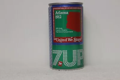 7-up Soda Bi-cenntenial States Can 1976 - Arizona - Uncle Sam Puzzle Piece - • $6.73