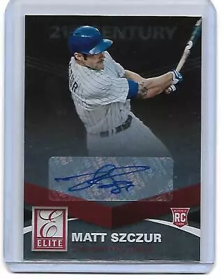 Matt SZCZUR 2015 Panini Elite 21st Century Chrome RC Card Auto Rookie Autograph • $9.99