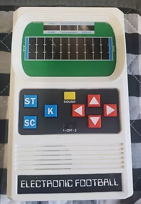 Vintage Electronic Football Hand Held Video Game Works Mattel • $20