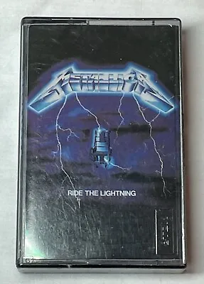 1984 Metallica Ride The Lightning Metal Rock Cassette Tape Elektra Records • $29.95