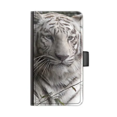 $36.30 • Buy Hairyworm White Snow Tiger Printed Deluxe PU Leather Phone Case;Flip Case