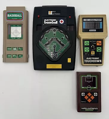 Vintage Entex Electronics Handheld Baseball Arcade Game Mixed Lot • $20