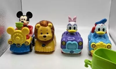 VTech Go! Go! Smart Wheels Musical Mickey Train Donald & Daisy Car & Lion Disney • $22