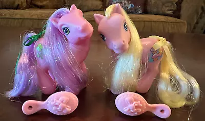 My Little Pony 2004 G3 Glitter Ponies ~ Cupcake I ~ And ~ Serendipity ~ • $18