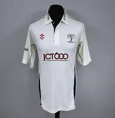 Yorkshire Gray Nicolls Shirt Cricket Jersey Camisa  Size. L • £10