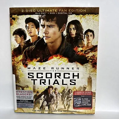 Maze Runner: The Scorch Trials (Blu-ray/DVD Combo 2015) - Ultimate Fan Edition • $4