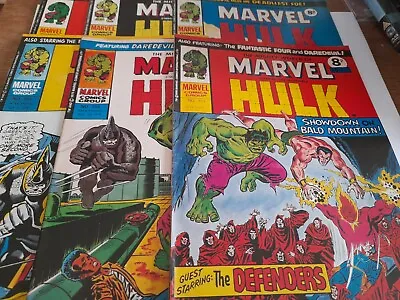 6 Mighty World Of Marvel Comics  1975 • £5.99