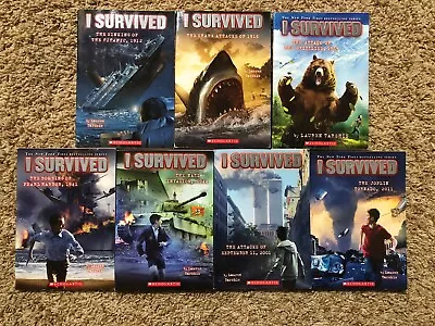 I Survived Books Lot Of 7 Scholastic Lauren Tarshis Boys Homeschool History • $14.99