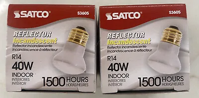 (2) Satco Reflector Spot 40W 120V S3605 Lot Of 2 • $4