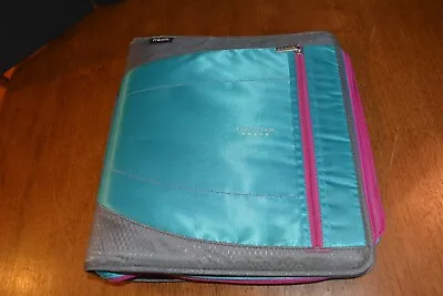 2016 MEAD Five-Star Zippered Binder Teal Pink 3-RING 5-Pocket 2.5  • $30