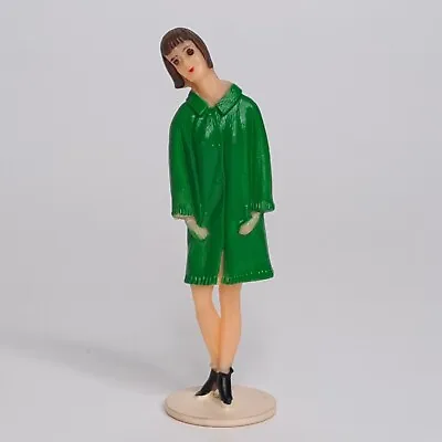 VTG Wilton Chicago 43 Teenager Woman Zombie Cake Cupcake Topper Green Coat Brown • $15