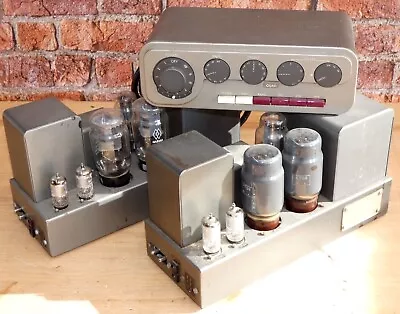 Pair Of Quad II Vintage Tube Valve Power Amplifiers + Quad 22 Tube Valve Pre Amp • £1300