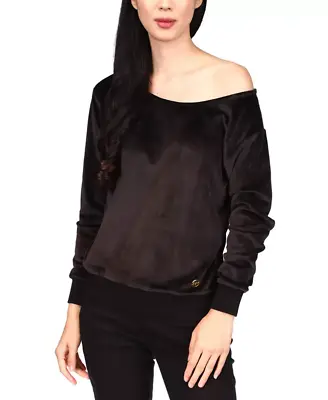 MICHAEL KORS Off-the-Shoulder Velour Top 4C 804 • $14.96