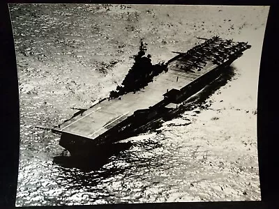 USS Hancock CV-19 Wooden Deck F6F Hellcats US Navy Vintage 8x10 Photo Photograph • $19.99