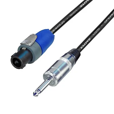 Speakon To Jack Speaker Lead 1/4  6.35mm Neutrik Klotz 1.5mm 2 Core Cable • £21.01