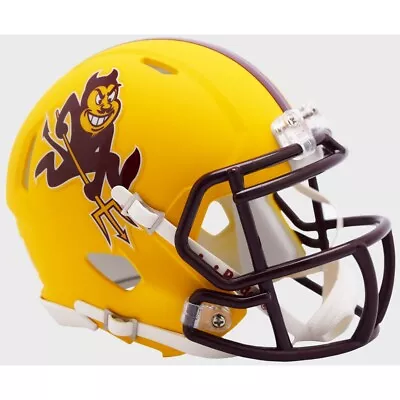 New Arizona State Sun Devils Matte Sparky Revolution SPEED Mini Football Helmet • $39.95