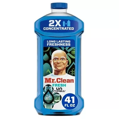 Mr Clean 2X Concentrated Multi Surface Cleaner W/ Unstopables Fresh Scent 41 Oz • $11.75