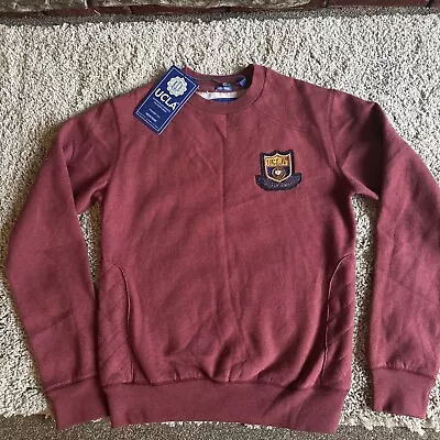 UCLA Heritage Maroon Sweat Shirt .  Size Small.  BNWT - Retail £52 • £6