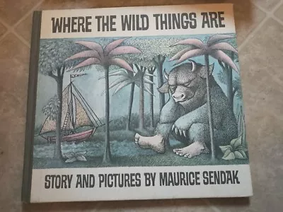Where The Wild Things Are Hardback Book 1963 Maurice Sendak First Edition • $60