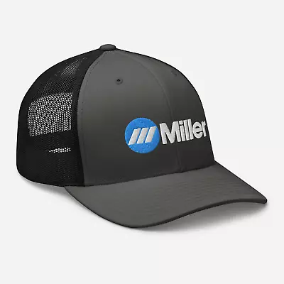 Miller Welding Equipment Logo Embroidered Trucker Hat Baseball Cap 7 Color • $26.90