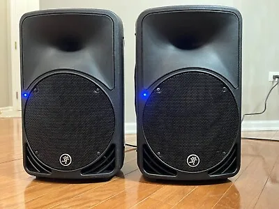 2 Mackie SRM350 V2 Active Speakers  • $500