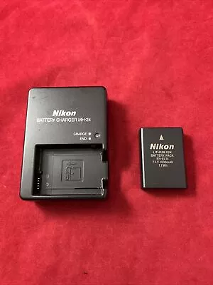 Genuine Original Nikon MH-24 Charger And EN-EL14 EL14a Battery D5300 P7800 P7100 • $24