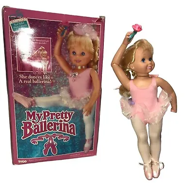 My Pretty Ballerina Doll W/ Box Bar (glued) Legwarmers Clips Comb Manual • $114