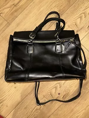 L. Credi Leather Black Bag • £15