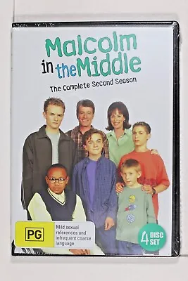 Malcolm In The Middle : Season 2 (DVD 2001) New Sealed Sent Tracked From Da Hub • $10.93