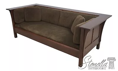 63767EC: STICKLEY Mission Oak Arts & Crafts Sofa • $3495