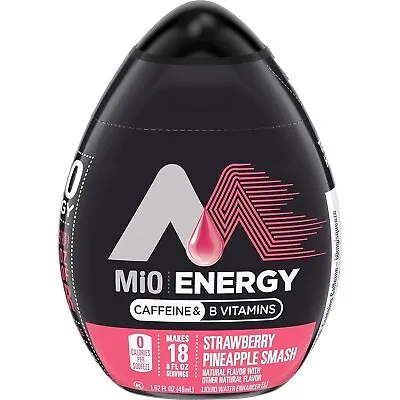 6 MiO Energy Strawberry Pineapple Smash Liquid Water Enhancer 1.62 Oz Nov 29 '23 • $27.77