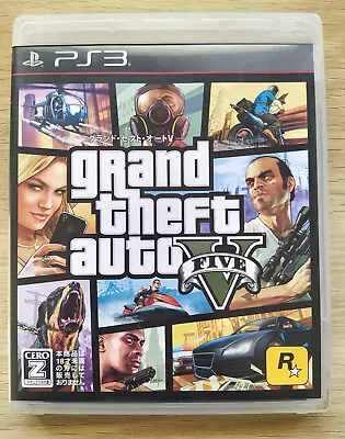 Grand Theft Auto V - GTA 5 - PlayStation 3 PS3 NTSC-J English Game Complete • $6