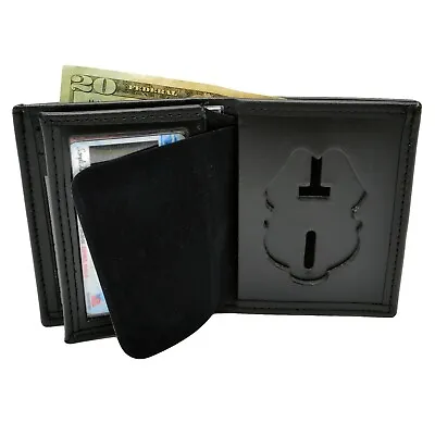 U S Army Military Police MP Recessed Badge BiFold Men's Wallet Perfect Fit 104 • $37.08