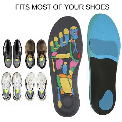 Magnet Insole Breathable Massage Shoe Inserts For Plantar Fasciitis • £13.51