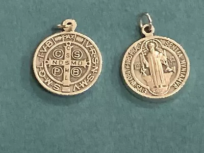 10 BULK Medallas San Benito St. Benedict Medals Catholic Christian 0.75 • $11.90