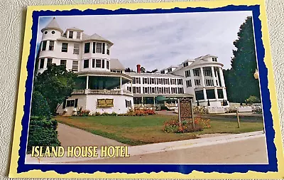 Island House Hotel.  Mackinac Island Michigan.  Postcard.  Pre-owned. • $5.99